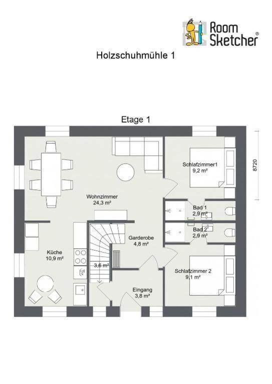 Die Holzschuhmuehle Rosenthal-Bielatal Rom bilde